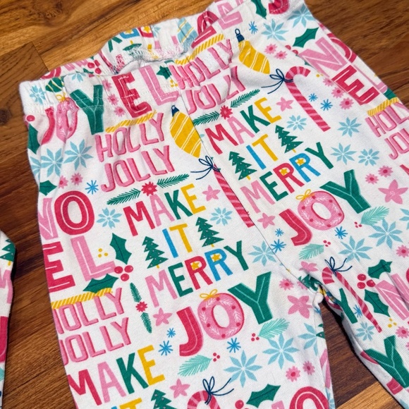 Kids The Children’s Place PJ Place Christmas Pajama Set Size 5T - Picture 3 of 7